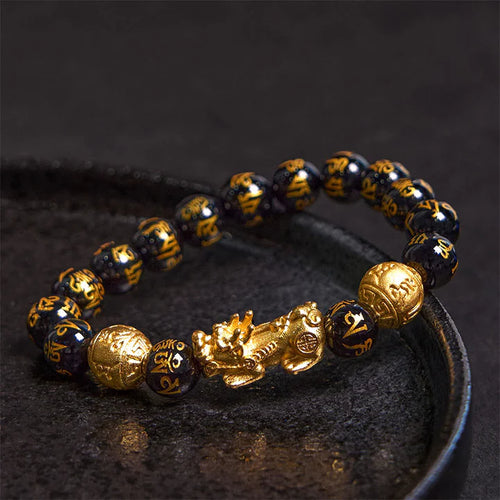 Feng Shui Black Obsidian Bracelet