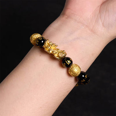Feng Shui Black Obsidian Bracelet