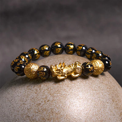 Feng Shui Black Obsidian Bracelet