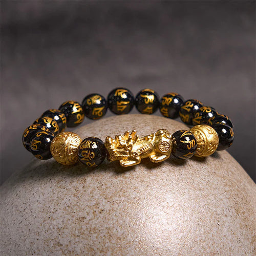 Feng Shui Black Obsidian Bracelet