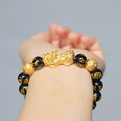 Feng Shui Black Obsidian Bracelet