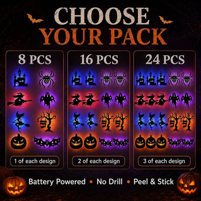 Halloween Wall LED Silhouette