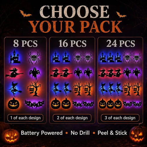 Halloween Wall LED Silhouette