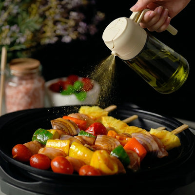OilPro™ - 2-in-1 Glass Oil Dispenser