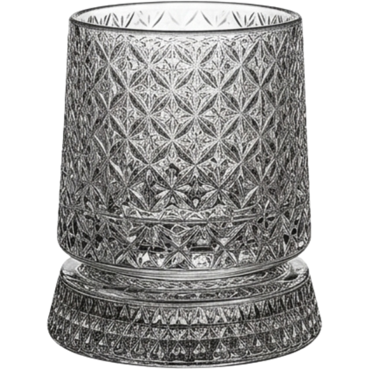 Rotating Crystal Glasses