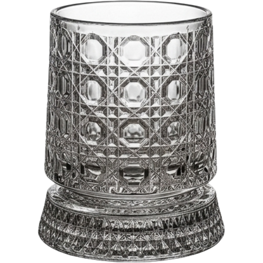 Rotating Crystal Glasses
