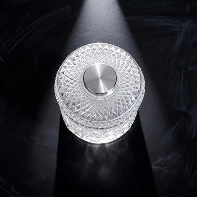 Rotating Crystal Glasses