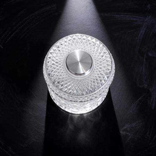 Rotating Crystal Glasses