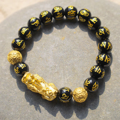 Feng Shui Black Obsidian Bracelet