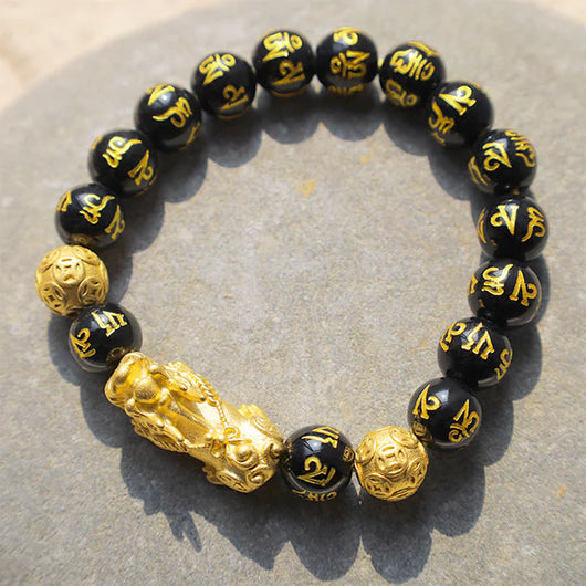 Feng Shui Black Obsidian Bracelet