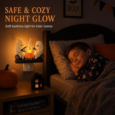Halloween Ghost Flame Night Light