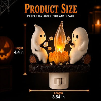 Halloween Ghost Flame Night Light