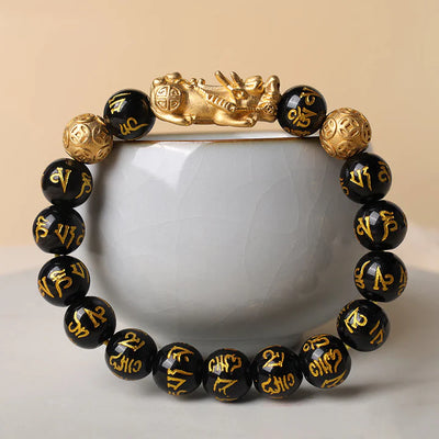 Feng Shui Black Obsidian Bracelet