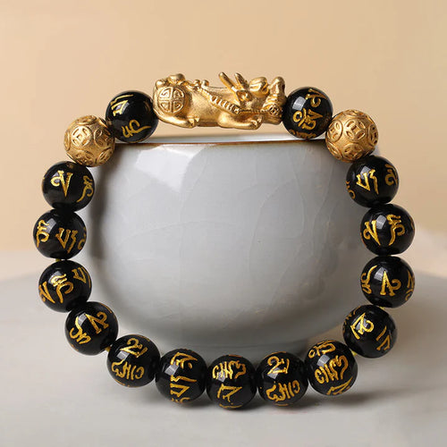 Feng Shui Black Obsidian Bracelet