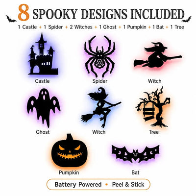 Halloween Wall LED Silhouette