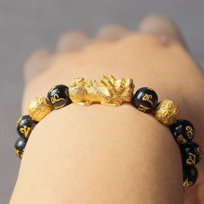 Feng Shui Black Obsidian Bracelet