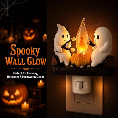 Halloween Ghost Flame Night Light