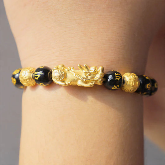 Feng Shui Black Obsidian Bracelet