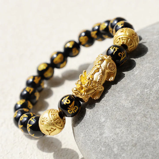 Feng Shui Black Obsidian Bracelet