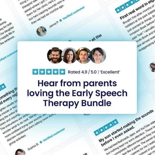 Early Speech Therapy Book Pack
