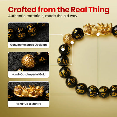 Feng Shui Black Obsidian Bracelet