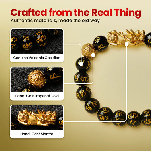Feng Shui Black Obsidian Bracelet