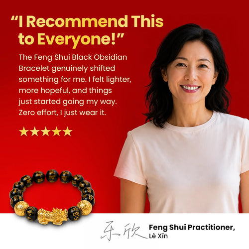 Feng Shui Black Obsidian Bracelet