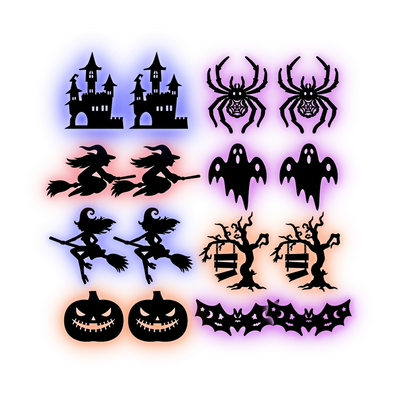 Halloween Wall LED Silhouette