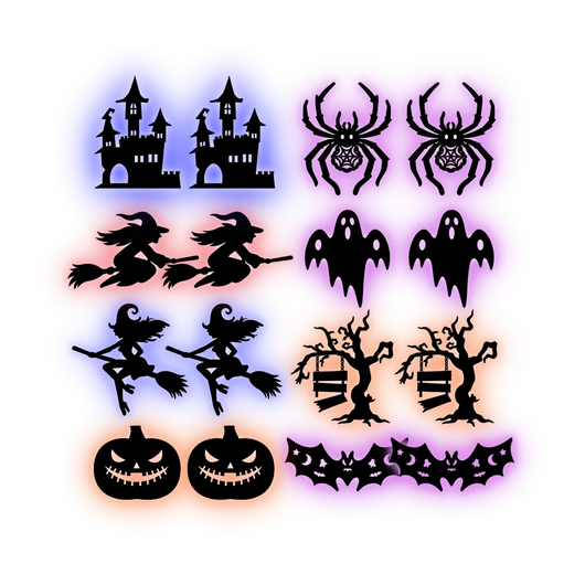 Halloween Wall LED Silhouette