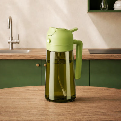 OilPro™ - 2-in-1 Glass Oil Dispenser