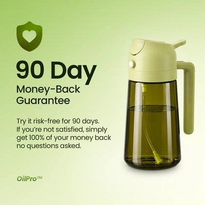 OilPro™ - 2-in-1 Glass Oil Dispenser