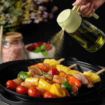 OilPro™ - 2-in-1 Glass Oil Dispenser