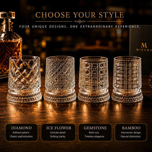Rotating Crystal Glasses
