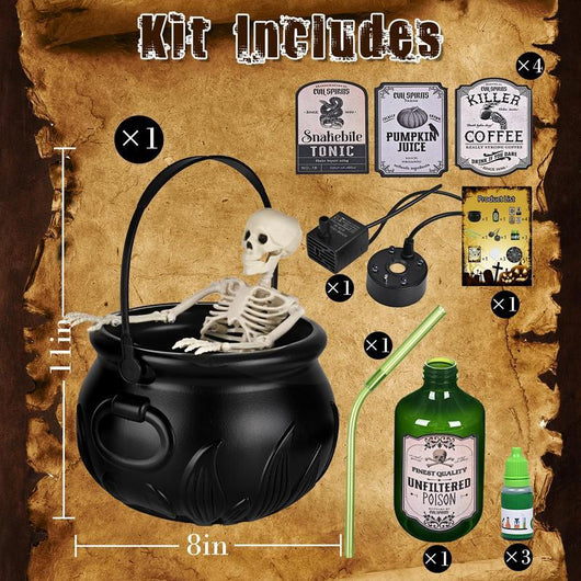 Cauldron Halloween Decor