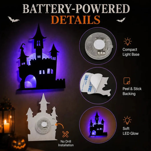 Halloween Wall LED Silhouette