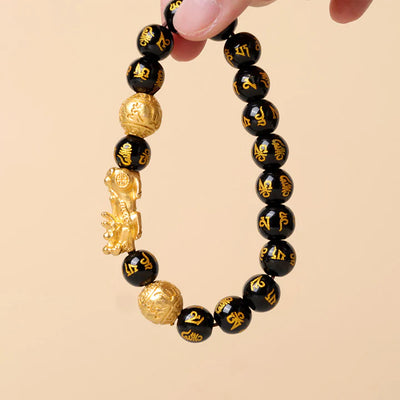 Feng Shui Black Obsidian Bracelet