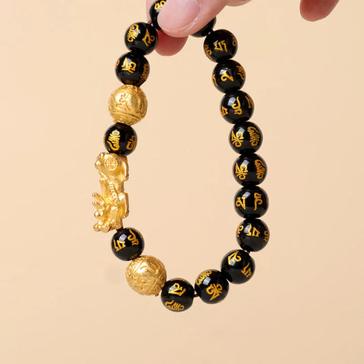 Feng Shui Black Obsidian Bracelet
