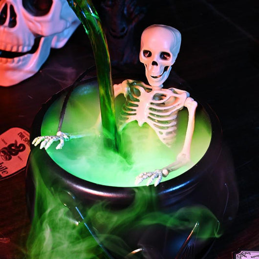 Cauldron Halloween Decor