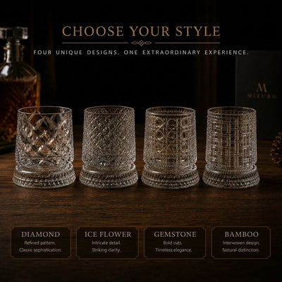 Rotating Crystal Glasses