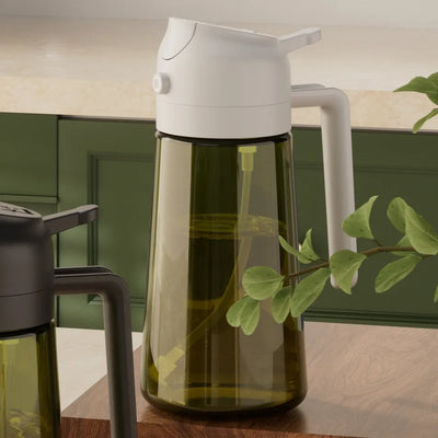 OilPro™ - 2-in-1 Glass Oil Dispenser
