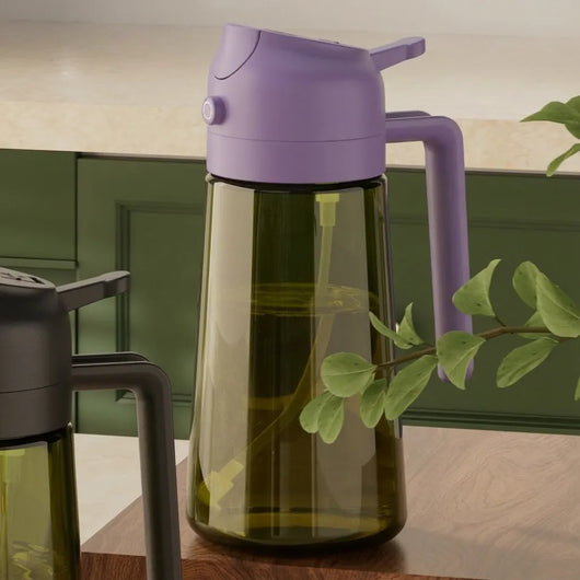 OilPro™ - 2-in-1 Glass Oil Dispenser