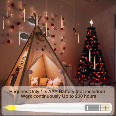 Flameless Floating Candles